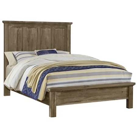 Solid Wood Queen Mansion Bed
